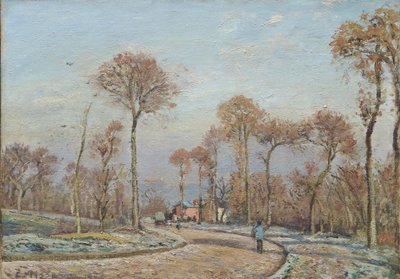 La route de Versailles - Camille Jacob Pissarro